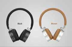 Wireless Leather Headphones